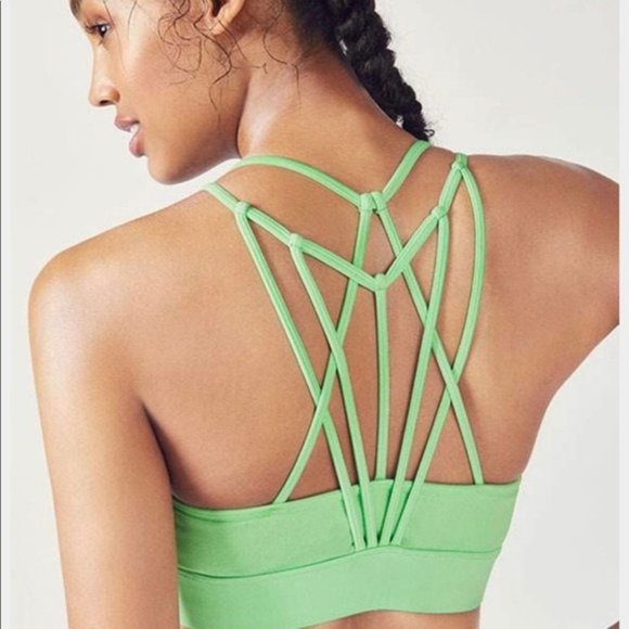 Fabletics Other - Fabletics Strappy Macey Sports Bra In Mint Green Size Small